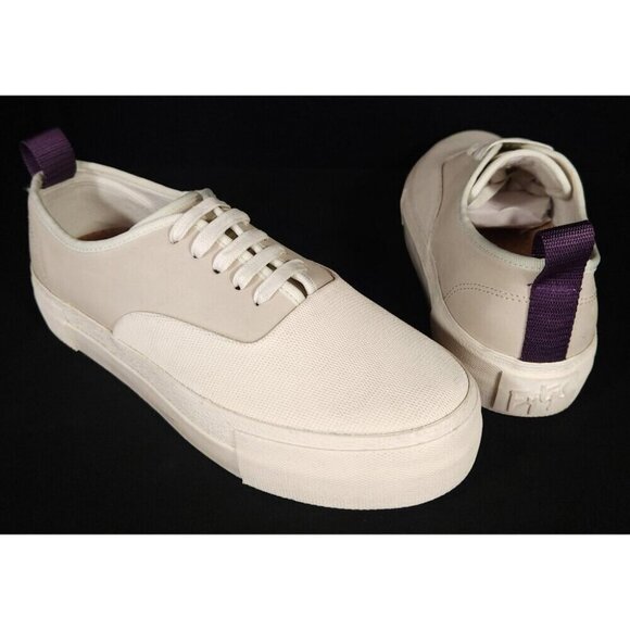 Eytys Mother of Galosch Low Top Suede Sneaker 39 8.5 Natural Shoes $69 - Picture 2 of 13